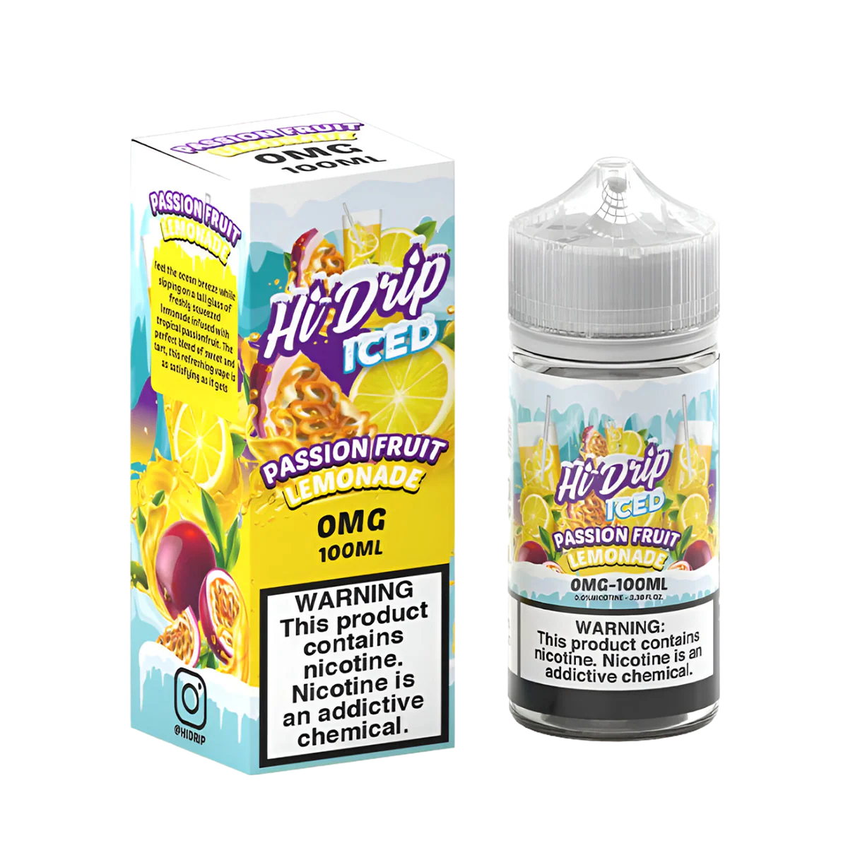 Hi Drip Passionfruit Lemonade Iced 100ml